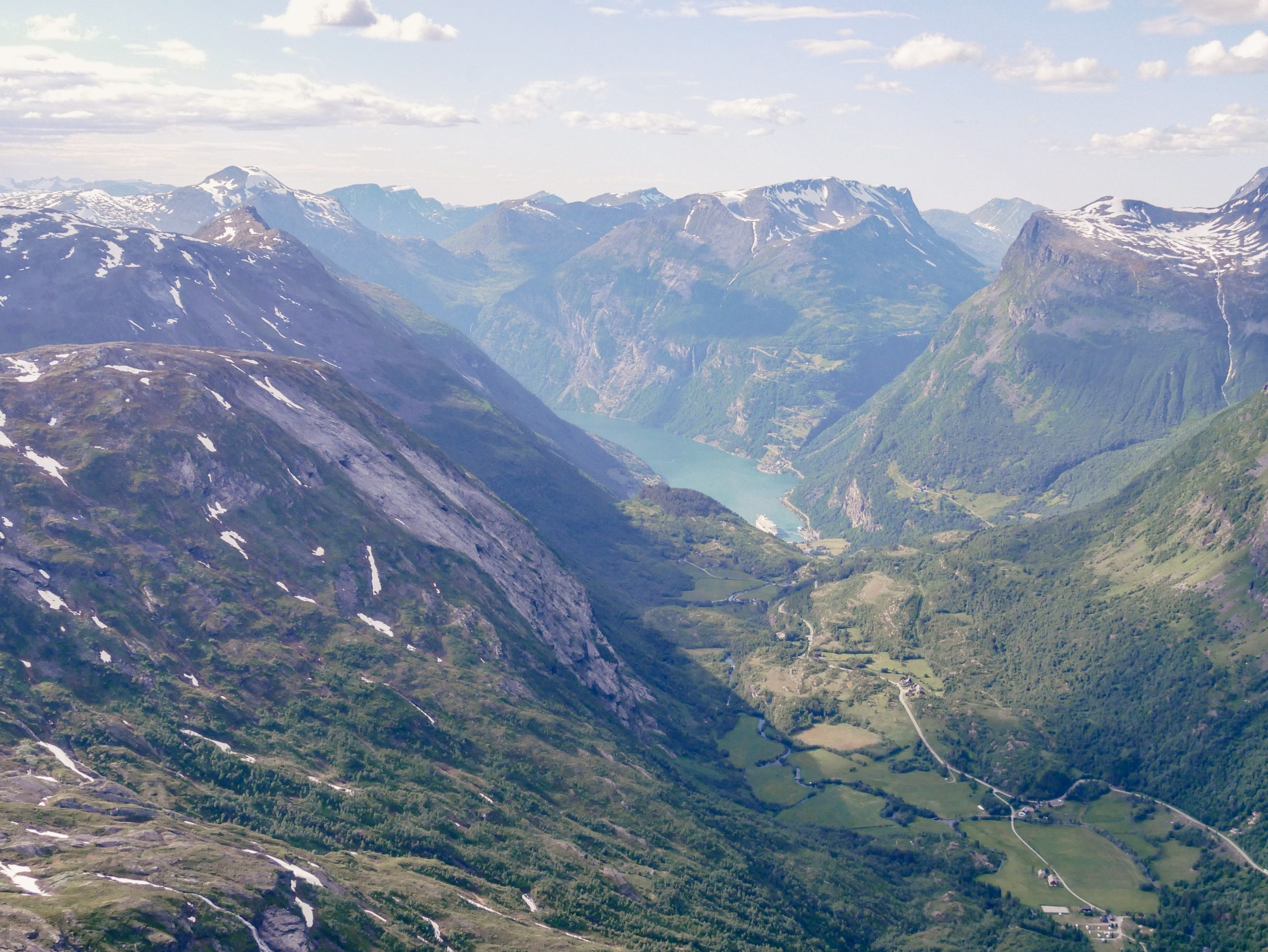 Aussicht Geirangerfjord Norwegen, Individualreise