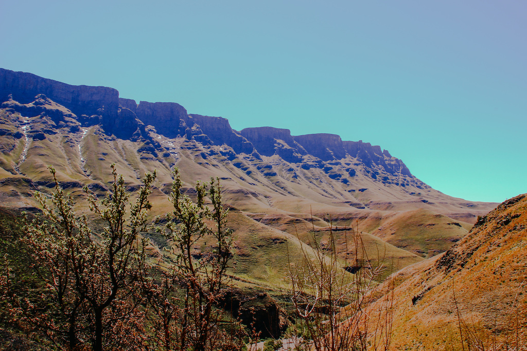 Südafrika, Tafelberge von Drakensbergpass